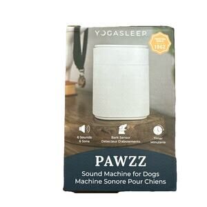 YOGASLEEP - Pawzz Sound Machine for Dogs - Calming, 6 Sounds, Bark Sensor, Timer